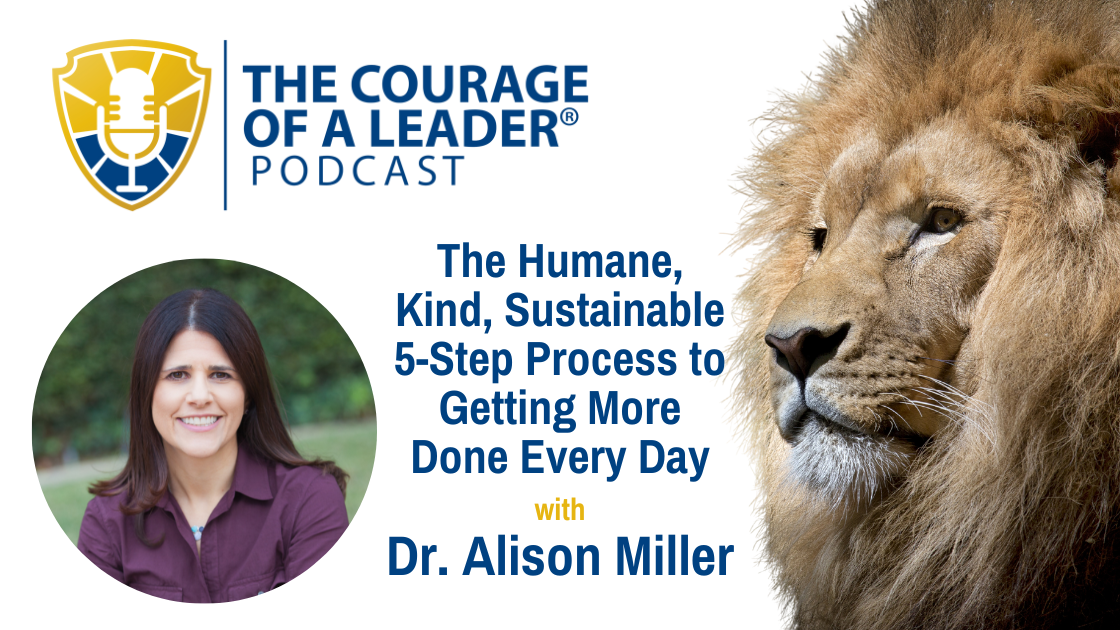 Read more about the article The Humane, Kind, Sustainable 5-Step Process to getting More Done Every Day with Alison Miller, PhD